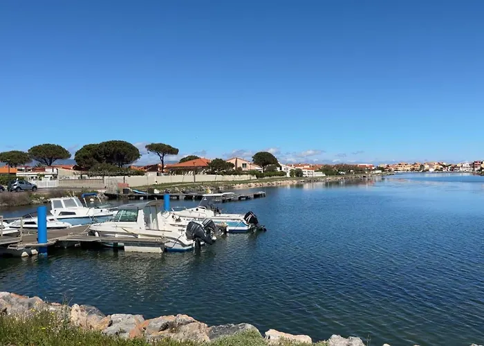 Κάμπινγκ Azur Premium Climatise 4 Etoiles Au La Presqu'ile Du Barcares Vue Imprenable *